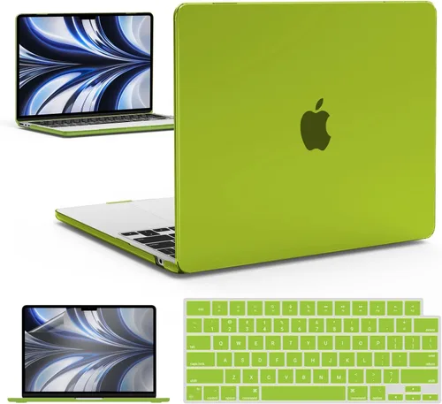 Vista 38 de IBENZER Funda para MacBook Air de 13 pulgadas 2026 2025 2024 2023 2022 M4 A3240 M3 A3113 M2 A2681, funda rígida con cubierta de teclado ScreenFilm