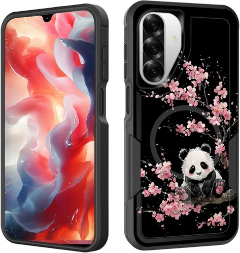 Vista 205 de Funda magnética para Galaxy A16 5G, [compatible con MagSafe] [protección contra caídas de grado militar] Funda resistente a prueba de golpes