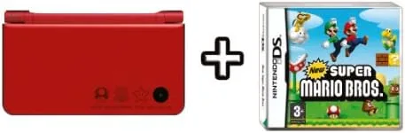 Vista 2 de Nintendo DSi XL 25th Anniversary Edition Mario Bros. Rojo Handheld sistema (Refurbished Certificado)