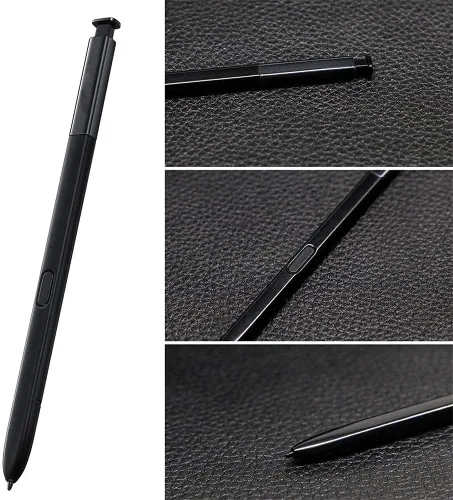 Vista 3 de Galaxy Note 9 - Lápiz capacitivo de repuesto compatible con Samsung Galaxy Note 9 N960 (sin Bluetooth) con puntas/puntas + pin de expulsión (negro)