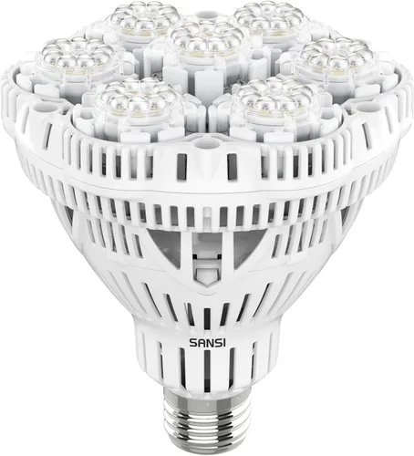 Vista 9 de SANSI Bombilla de cultivo con tecnología COC, lámpara de cultivo de espectro completo de 10 W (equivalente a 150 W) con lente óptica para alto PPFD