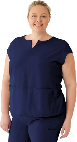 Vista 5 de Blusa médica Nolita de gran tamaño con cuatro bolsillos para mujer