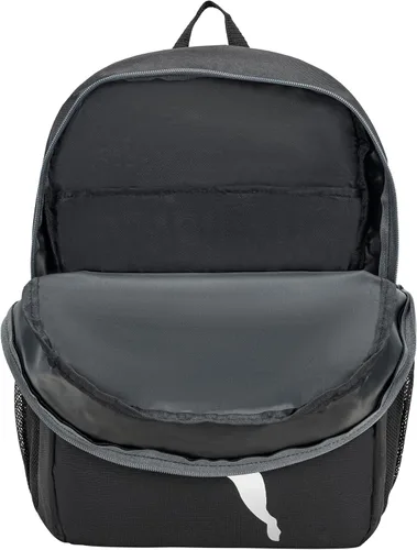 Vista 4 de PUMA Mochila Meridian unisex para niños, Negro/Plateado, Tamaño único