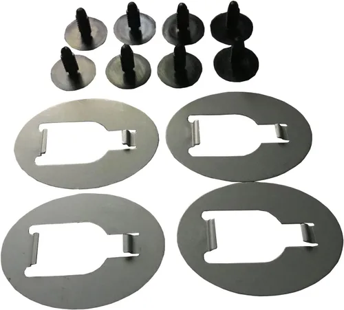 Vista 2 de Juego de 4 clips de retención para luces de posición lateral Compatible con Ford F250 F350 F450 F550 Super Duty 1999-2010 F81Z-15A436-AA 8 pines