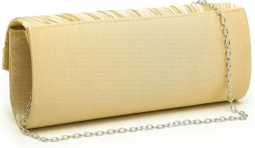 Vista 3 de Dasein Bolsos de noche de satén para mujer bolsos de mano bolsos de boda bolsos formales para fiesta graduación con diamantes de imitación