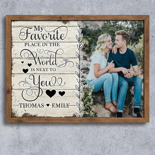 Vista 8 de LOVELYPOD Póster de lienzo personalizado para parejas, fotos personalizadas para parejas, ideas para regalo del día de San Valentín, regalo