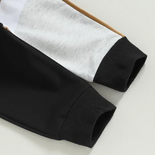 Vista 6 de Conjunto de sudadera con capucha y pantalones de manga larga para bebé niño y niño, 2 piezas, ropa de otoño