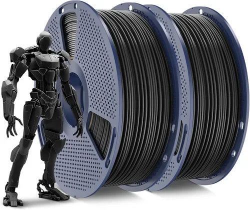 Vista 21 de SUNLU - Filamento ABS para impresora 3D de 1.75 mm, altamente resistente y duradero, resistencia al calor, excelente dureza, compatible con el 99%