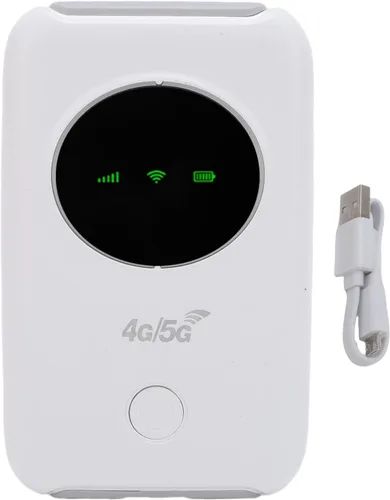 Vista 6 de Drfeify Enrutador portátil, punto de acceso móvil WiFi 4G LTE, velocidad de 300 Mbps, ranura para tarjeta SIM, para viajes y negocios