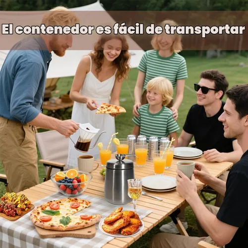 Vista 8 de MEKBOK Recipiente de café, recipiente hermético para granos de café con cuchara magnética (18 onzas)
