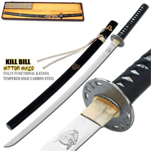 Vista 4 de Armory Replicas Killer - Espada Katana hecha a mano de Demon 1095 de acero al carbono