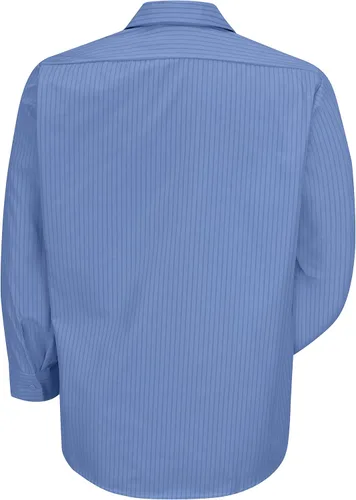 Vista 2 de Red Kap RK Industrial Stripe Seven Button Camisa de trabajo para hombre