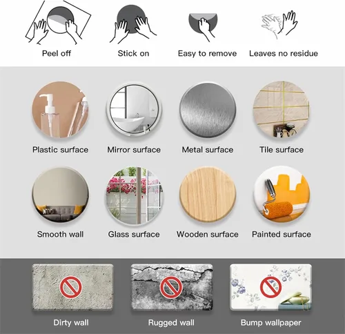 Vista 7 de Calcomanías de pared con diseño de seis razas de cachorros, calcomanías de pared de perros de dálmata, Husky Border Collie, Bulldog Francés