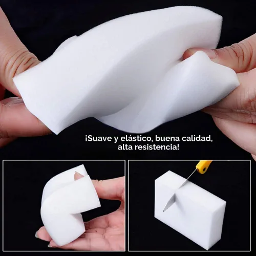 Vista 3 de Paquete de 60 esponjas mágicas de limpieza, almohadillas multifuncionales de espuma de melamina de alta calidad para la vajilla, esponja de limpieza