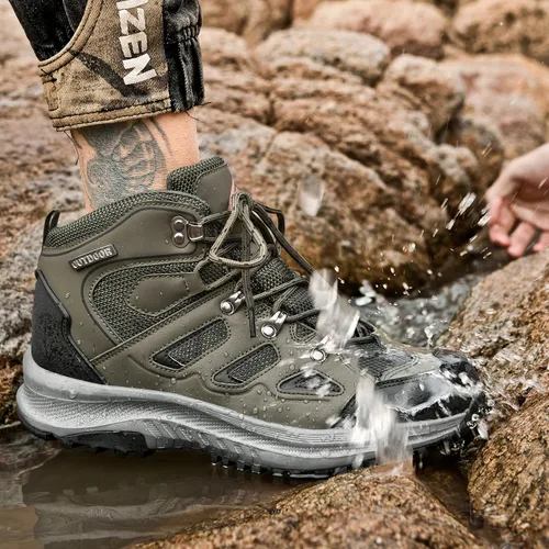 Vista 5 de UPSOLO mens Hiking Boots