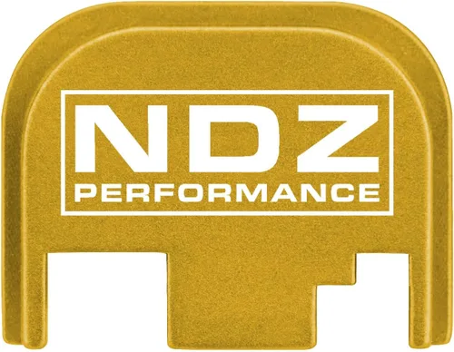 Vista 72 de NDZ Performance Gen 1-4 Rear Slide Cover Plate for Glock 9mm .40 .357 .45 Laser Engraved Popular Images in Black Aluminum - Choose Image