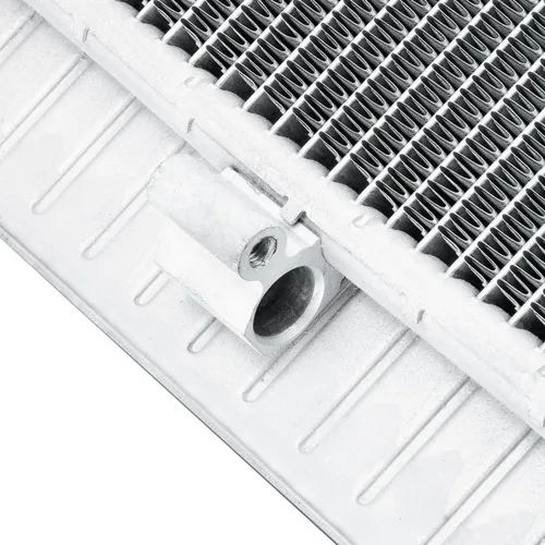 Vista 4 de Radiador de aluminio CU13004 para 2007-2020 Nissan 370Z e Infiniti G37 / Q60 / G35 / G25 V6 (con condensador) radiadores de núcleo de 1 fila 2008
