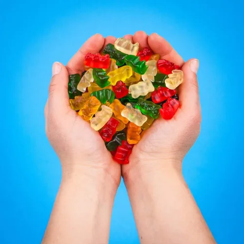 Vista 3 de HARIBO Goldbears, caramelos de gomitas, bolsa de 14 oz