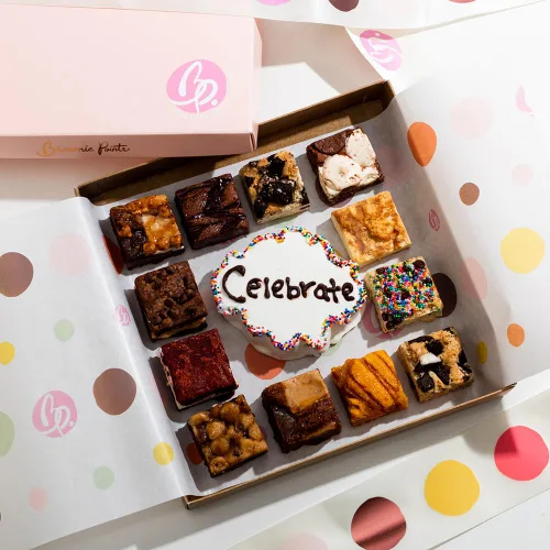 Vista 5 de Envíe su mensaje con una caja de regalo Brownies de Brownie Points "Felicitaciones": Creado con los mejores ingredientes más frescos, sabores más