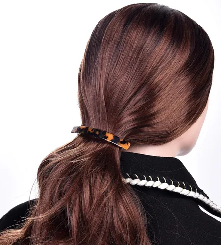 Vista 6 de Pasadores de pelo para mujer, pasador de pelo francés, pinzas grandes de acetato para el cabello, pasador antideslizante, accesorios