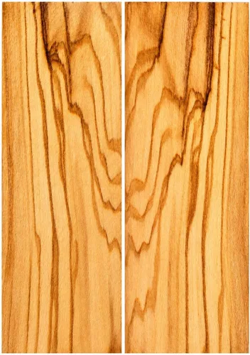 Vista 28 de IECAP LLC Paneles de madera a espejo de madera de palo negro africano para mango de cuchillo – Materiales para mango de cuchillo – Escalas