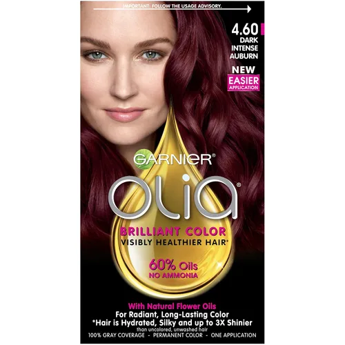 Vista 38 de Garnier Olia Tinte de cabello sin amoníaco [5.60] rojo granate medio, 1 unidad 5.6 Rojo granate medio