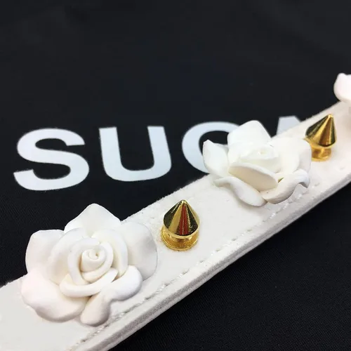 Vista 2 de Succuba Collar de Gargantilla de Flor Hecho a Mano para Mujeres y Hombres