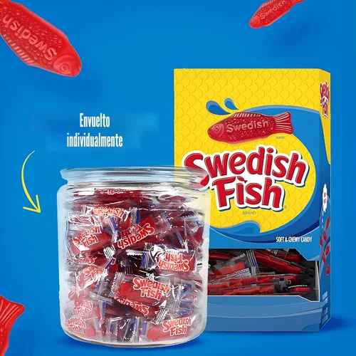 Vista 6 de Golosina Swedish Fish, paquetes individuales, 0.21 onzas