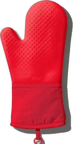 Vista 8 de OXO Good Grips - Manopla de horno de silicona, color negro