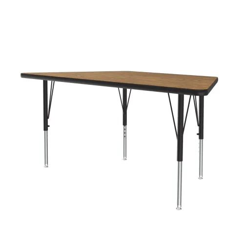 Vista 67 de Correll - Mesa de actividades rectangular Econoline de 30 x 60 pulgadas, parte superior de melamina de granito gris, altura ajustable