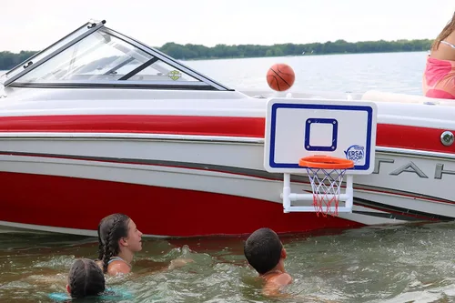 Vista 8 de Duncan Toys Versahoop (VHOOP1) y ganchos para barco, kit completo de accesorios de montaje para barco y aro de baloncesto XL Kit con ganchos