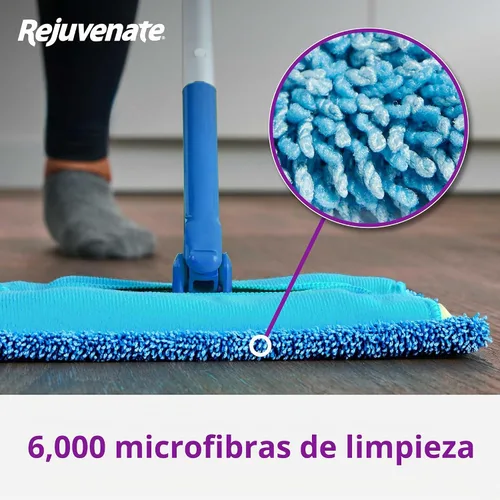 Vista 4 de Rejuvenate Almohadillas de microfibra para barredora, se adapta a