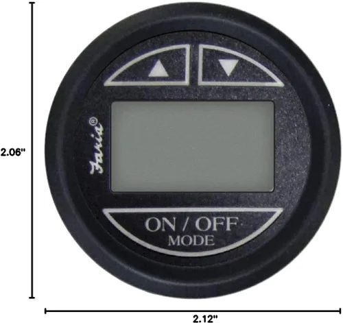 Vista 2 de FARIA BEEDE 12850 Euro Sonda de profundidad (transductor montado en el popa de popa SN2011-2, negro, 36)