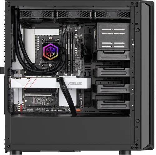 Vista 13 de Silverstone Tecnología Chasis ATX de media torre SETA D1 con alta capacidad de almacenamiento y versatilidad, SST-SED1-B