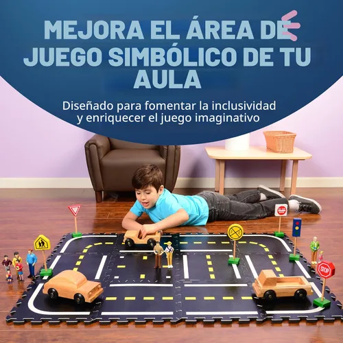 Vista 3 de Cre8tive Minds Juego de Simulación Familias Multiculturales, Figuras de Juguete Diversas para Niños, Detalles Realistas, Juguetes de Aprendizaje