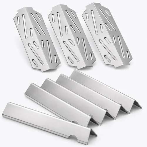 Vista 16 de Piezas de parrilla para Weber Genesis 300 (control frontal, 2007-2016) Genesis E310 S310 E/S320 E/S330 17.5 "Barras aromatizantes 7620 7622