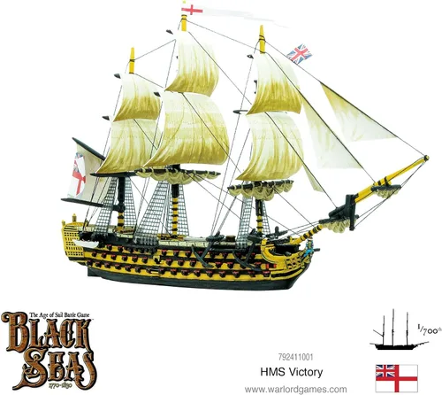 Vista 2 de Warlord Black Sea's The Age of Sail HMS Victory Game – Juego de mesa de estrategia de juego de rol para adultos, juego de mesa The Age of Sail