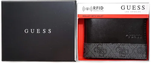 Vista 3 de Guess - Cartera para hombre con tarjeta de crédito, diseño RFID