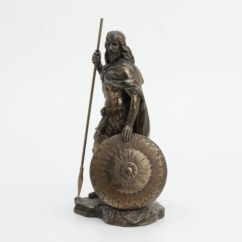 Vista 6 de Veronese Design Dios nórdico Baldr Estatua de acabado bronce Baldur Brave Bold