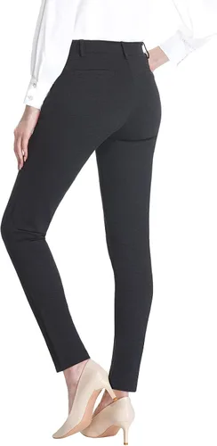Vista 2 de Tapata Women's Skinny Dress Pants 26"28"30" Work Pants with Pockets Stretch Slack for Business Casual Petite Short