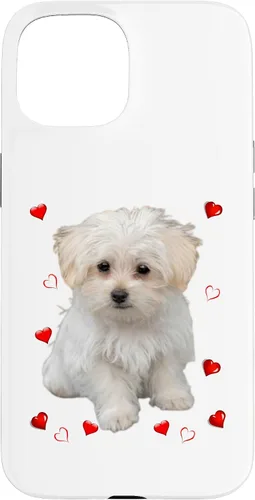 Vista 6 de Funda para iPhone 11 Maltipoo Mix Fans para amantes de los perros maltés