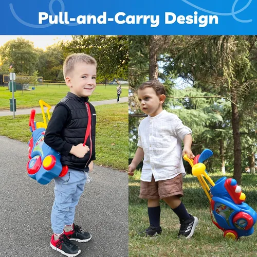 Vista 7 de Liberry Juego de Golf para Niños Pequeños de 2, 3 y 4 años Niños Niñas, Juego Mejorado de Palos de Golf para Niños con Carrito, Tapete de Putting