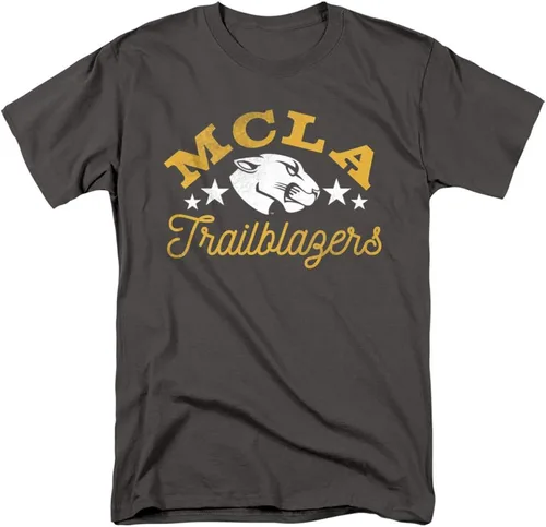 Vista 86 de Collegiate Distressed Mascot Unisex Adult T Shirt Collection 3 Universidad de Adelphi