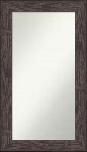Vista 224 de Amanti Art Espejo personalizado, espejo de baño negro puente, espejo de pared o espejo de tocador de baño sobre el fregadero (26 x 26 pulgadas)