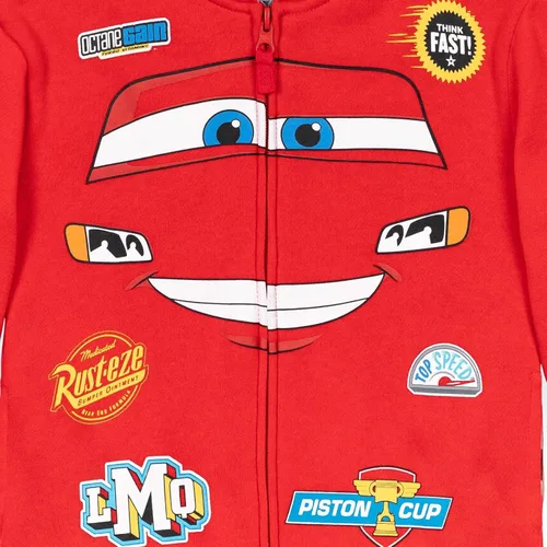Vista 3 de Disney Pixar Cars Incredibles Winnie The Pooh - Sudadera con capucha para cosplay con cremallera para bebés y niños pequeños