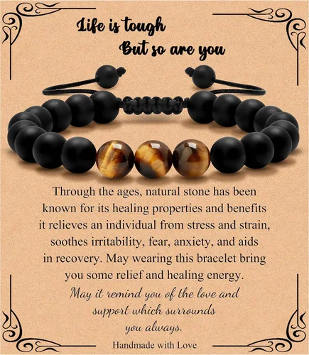 Vista 10 de Pulsera de regalos para hombres para papá hijo mi hombre novio marido hermano nieto abuelo papá bonus sobrino tío cumpleaños día del padre