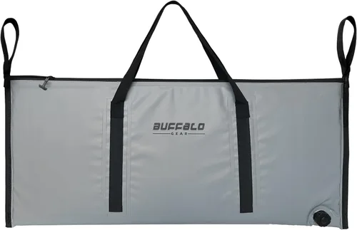 Vista 12 de Bolsa enfriadora térmica Buffalo Gear para peces, 40x18 pulgadas 48x18 pulgadas, a prueba de fugas, bolsa portátil impermeable, mantiene el hielo