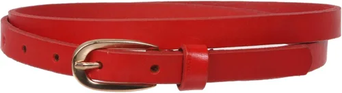 Vista 6 de Cinturón de vestir de cuero de grano completo para mujer de 1/2" (13 mm)
