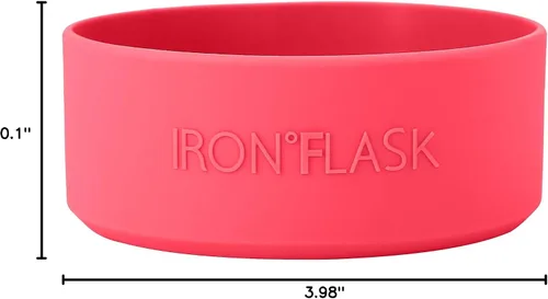 Vista 7 de IRON °FLASK Bota protectora de silicona para botellas de agua deportivas de 14 oz - 22 oz, accesorios para botellas de agua Protective Silicone