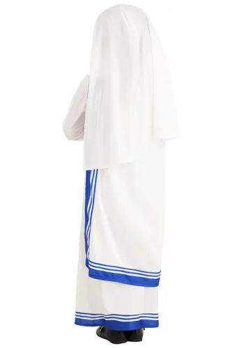 Vista 4 de Disfraz de Madre Teresa para Niña Pequeña Multicolor